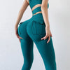 Nik & Nakks Lake Green / L Seamless Leggings with Pockets