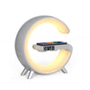 Nik & Nakks Light Gray / EU Bluetooth Speaker Wireless Charger Lamp