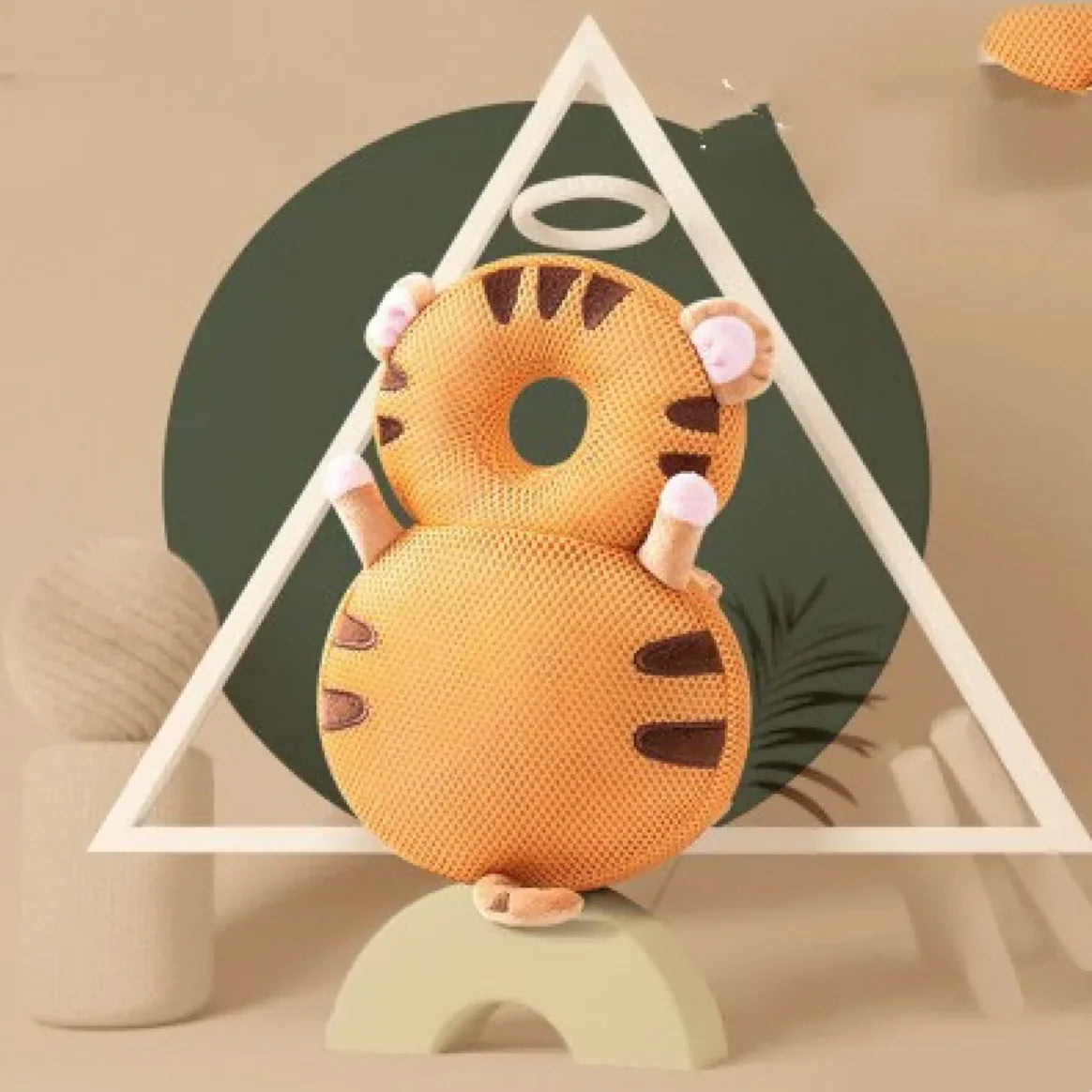 Nik & Nakks Little Tiger / Plush style Toddler Head Protection Pad Toddler Head Protection Pad