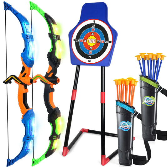 Nik & Nakks Long Arrow Kids Archery Bow and Arrow Kit |Outside Toys for Kids Kids Archery Bow and Arrow Kit |Outside Toys for Kids