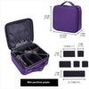 Nik & Nakks Mini Partition Purple Mini Travel Cosmetic Storage Bag Mini Travel Cosmetic Storage Bag