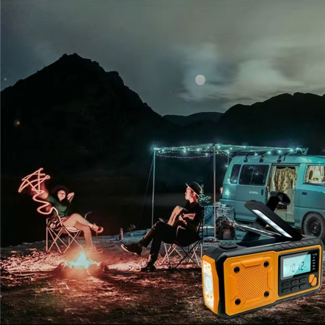 Nik & Nakks n/a iRonsnow 4500mAh Solar Hand Crank Emergency Radio Power Bank iRonsnow 4500mAh Solar Hand Crank Emergency Radio Power Bank