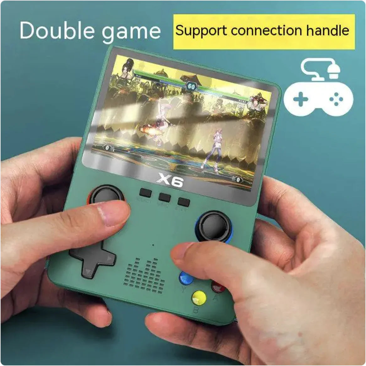 Nik & Nakks New X6 Game Console HD Double Shake