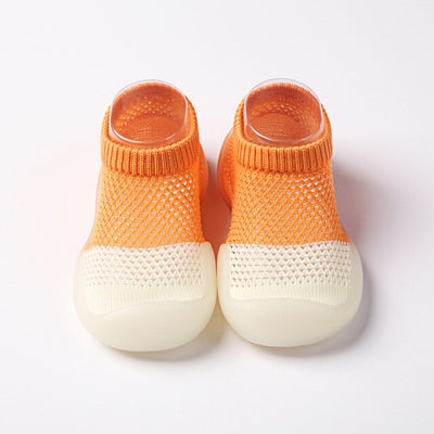 Nik & Nakks Orange / 24-25 Baby First Walker Shoes