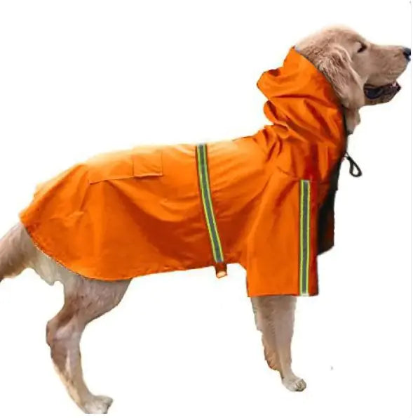 Nik & Nakks Orange / 4XL Pets Rain Coat Pets Rain Coat