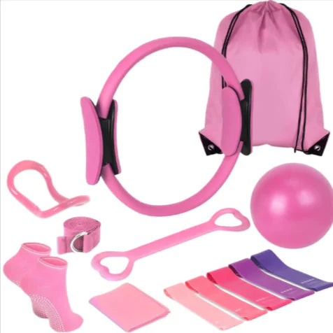 Nik & Nakks Pink 13-Piece Yoga & Pilates Set 13-Piece Yoga & Pilates Set