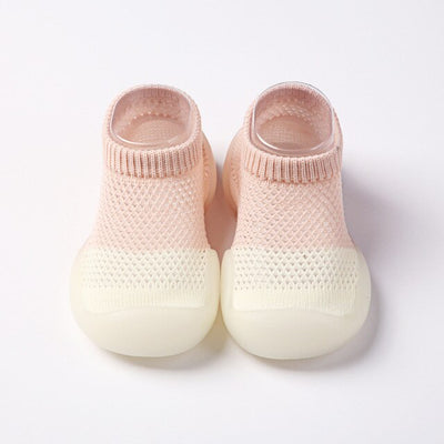 Nik & Nakks Pink / 18-19 Baby First Walker Shoes