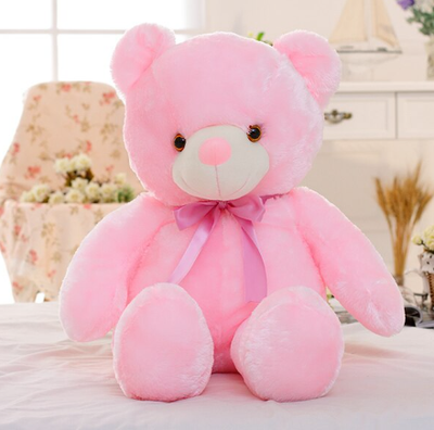 Colorful Glowing Light Up LED Teddy Bear 50cm Stuffed Animal Plush Toy