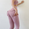 Nik & Nakks Pink Purple / M Seamless Leggings with Pockets