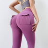 Nik & Nakks Plum Purple / M Seamless Leggings with Pockets