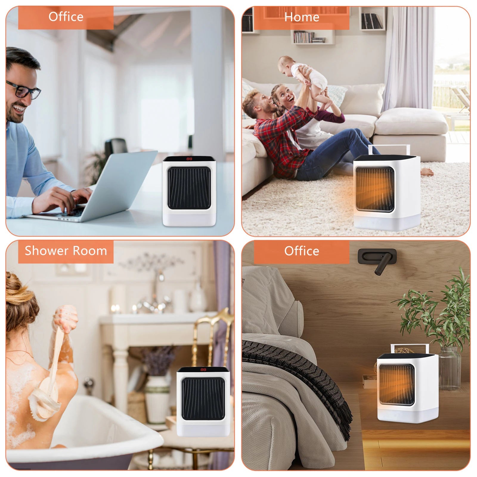Portable 2-in-1 Space Heater and Cooler