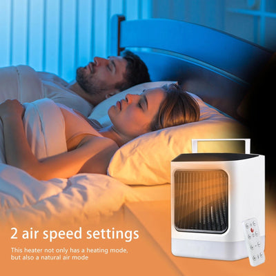 Portable 2-in-1 Space Heater and Cooler