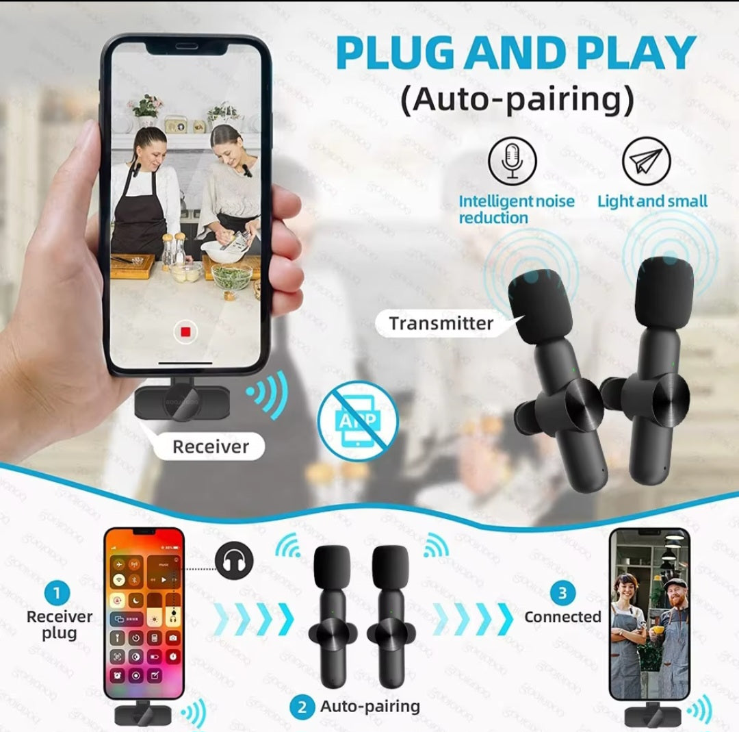 Nik & Nakks Portable  Wireless Microphone Portable  Wireless Microphone