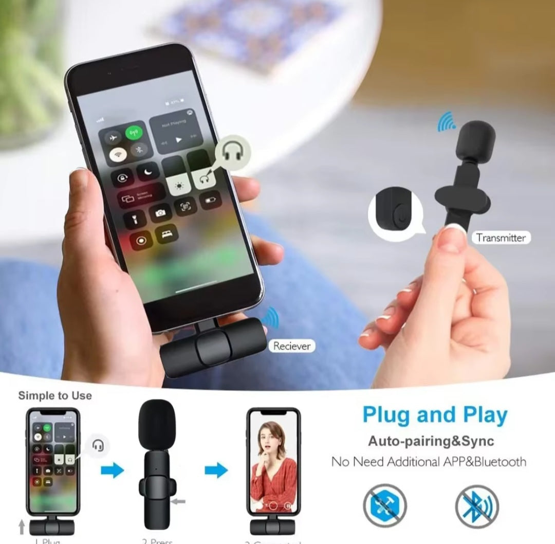 Nik & Nakks Portable  Wireless Microphone Portable  Wireless Microphone