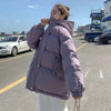 Purple / XL Warm Parka Coat