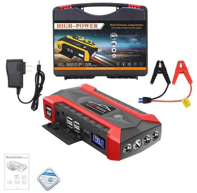 Portable Electric Jump Starter for your Car, Truck or Motorcycle