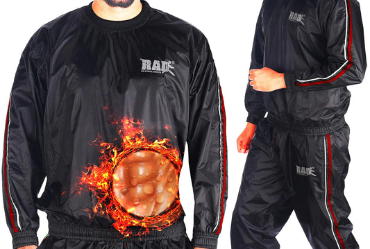 Nik & Nakks Red / 4X-Large RAD Heavy Duty Weight Loss Sauna Suit Anti-Rip (Red 4XL) RAD Heavy Duty Weight Loss Sauna Suit Anti-Rip (Red 4XL)