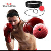 Nik & Nakks Red Boxing Reflex Ball Training Exercise Equipment Improve Speed and Hand Eye Coordination