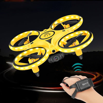 RC Quad Copter Air Craft Hand Sensor Drone with Smart Watch
