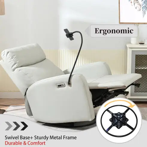 Nik & Nakks Swivel rocking recliner Electric Swivel Rocking Recliner Electric Swivel Rocking Recliner