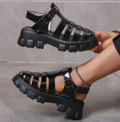 Nik & Nakks Thick Soled Platform Sandals Thick Soled Platform Sandals