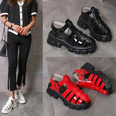 Nik & Nakks Thick Soled Platform Sandals Thick Soled Platform Sandals