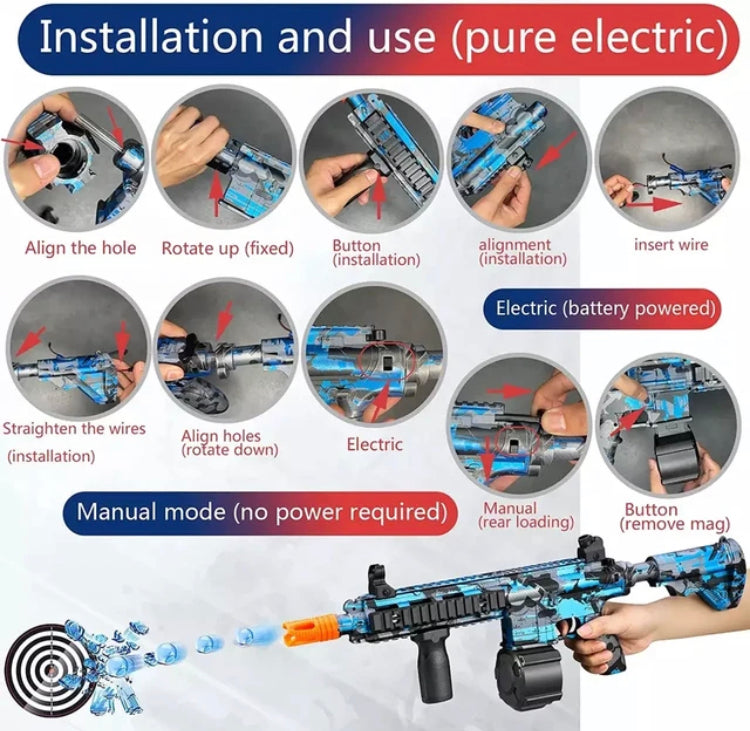 Nik & Nakks Two-in-one Gel Ball Blaster