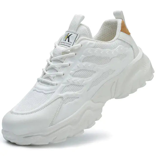 Nik & Nakks White / 41 Steel Toe Boots Work Sneakers Steel Toe Boots Work Sneakers