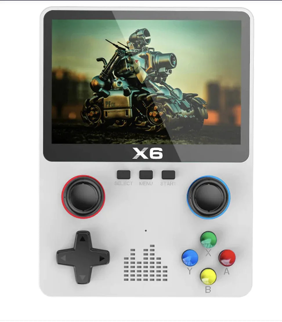 Nik & Nakks White New X6 Game Console HD Double Shake