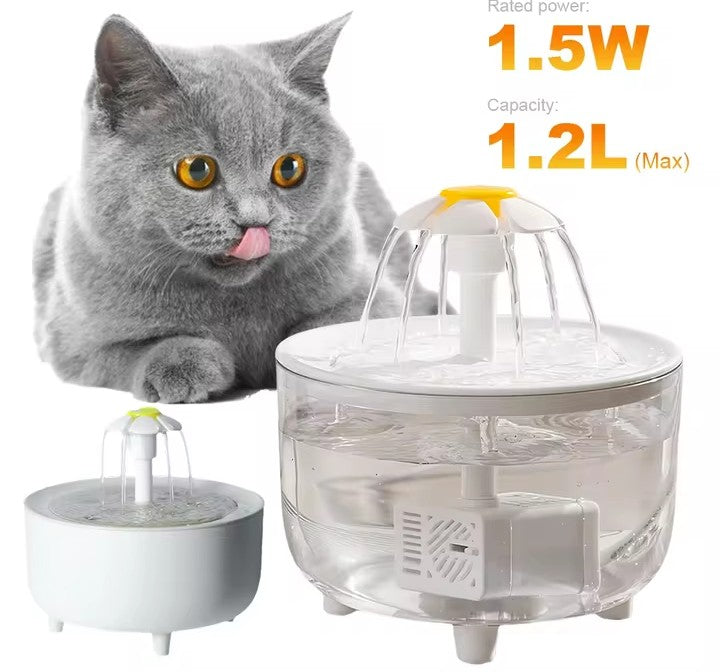 Nik & Nakks White Pets Water Fountain Pets Water Fountain