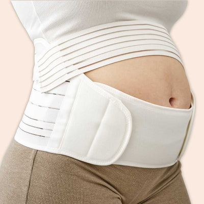 White / S Pregnancy Belly Belt