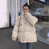 White / S Warm Parka Coat