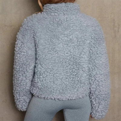 Nik & Nakks Winter Women's Lamb Wool Coat Jacket Winter Women's Lamb Wool Coat Jacket