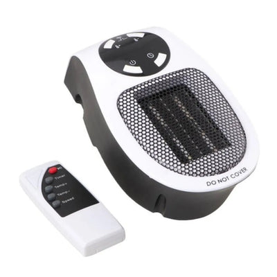 Mini Electric Plugin Wall Heater With Remote with remote / EU