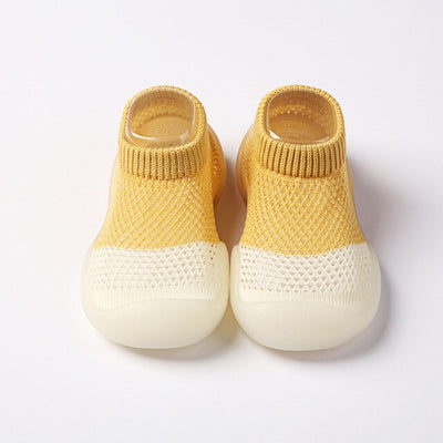Nik & Nakks Yellow / 20-21 Baby First Walker Shoes