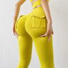 Nik & Nakks Yellow / L Seamless Leggings with Pockets