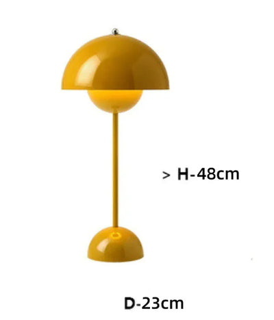 Nik & Nakks Yellow / Large plugin/Trichromatic light Touch Bud Multi-color Mushroom Lamp Touch Bud Multi-color Mushroom Lamp