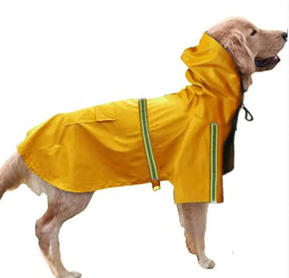Nik & Nakks Yellow / Medium Pets Rain Coat Pets Rain Coat
