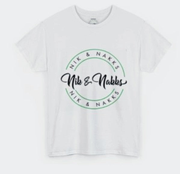 Printify T-Shirt Nik & Nakks Heavy Cotton Tee Nik & Nakks Heavy Cotton Tee