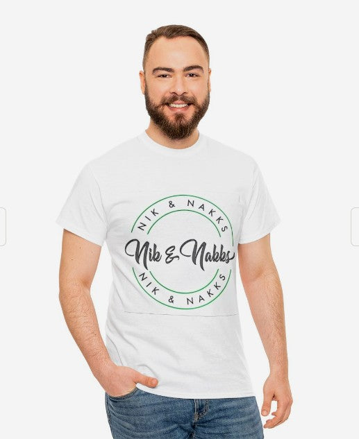 Printify T-Shirt Nik & Nakks Heavy Cotton Tee Nik & Nakks Heavy Cotton Tee