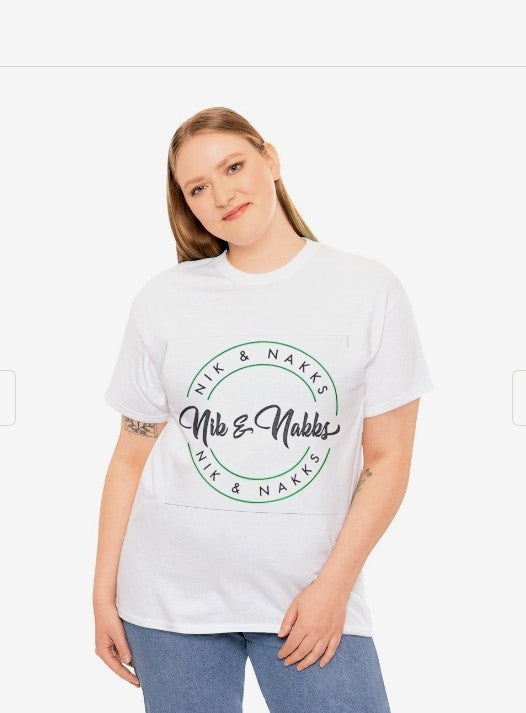 Printify T-Shirt Nik & Nakks Heavy Cotton Tee Nik & Nakks Heavy Cotton Tee