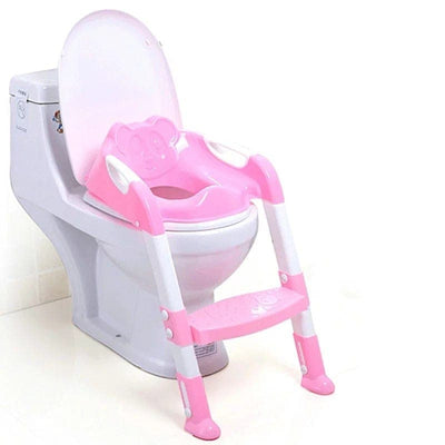 Baby Potty Ladder Training Seat Toddler Toilet Seat With Step Stool