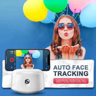 Auto-Face Tracking Phone Holder 360 Degree Rotaion Object Tracking Camara Man Robot