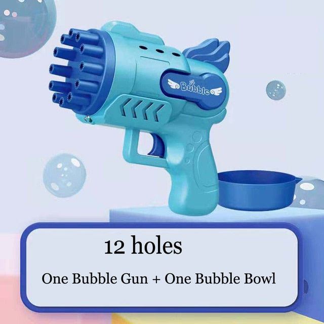 Electric Bubble Gun Soap Rocket