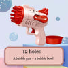 Electric Bubble Gun Soap Rocket