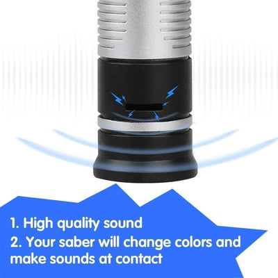 Nik & Nakks 2pc adjustable Lightsaber Toys For Children Lightsaber For Kids with Realistic Handle & FX Sound