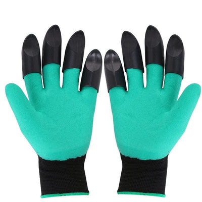 Nik & Nakks 8 Hand Claw Garden Gloves with Claws Gardening Digging Planting Waterproof Work Gloves