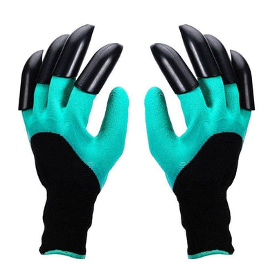 Nik & Nakks 8 Hand Claw Garden Gloves with Claws Gardening Digging Planting Waterproof Work Gloves