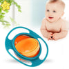 Baby No Spill Bowl 360 Degree Rotation Spill Proof Gyro Bowl