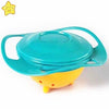 Baby No Spill Bowl 360 Degree Rotation Spill Proof Gyro Bowl
